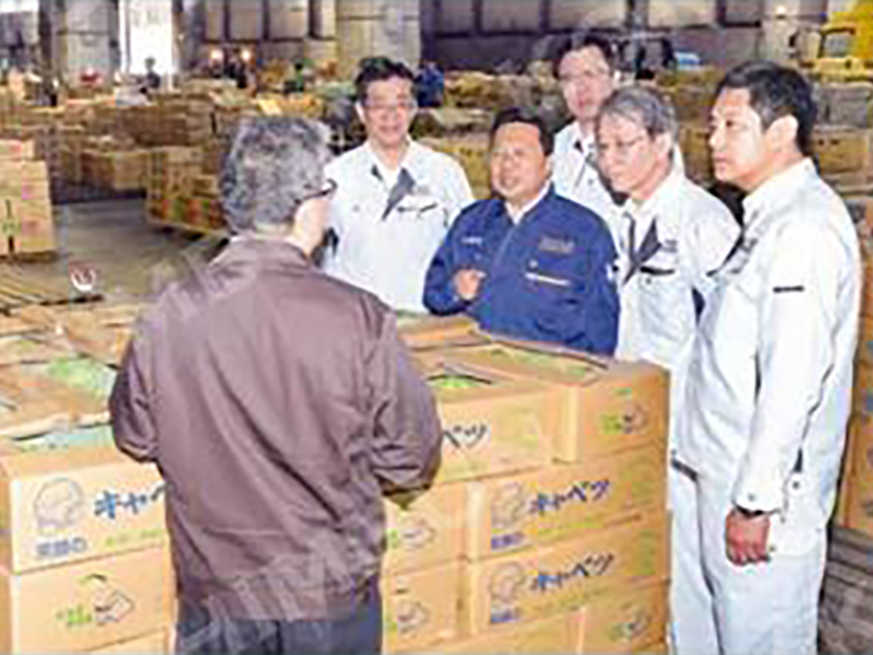 災害に強い市場づくりへ！中央卸売市場を視察