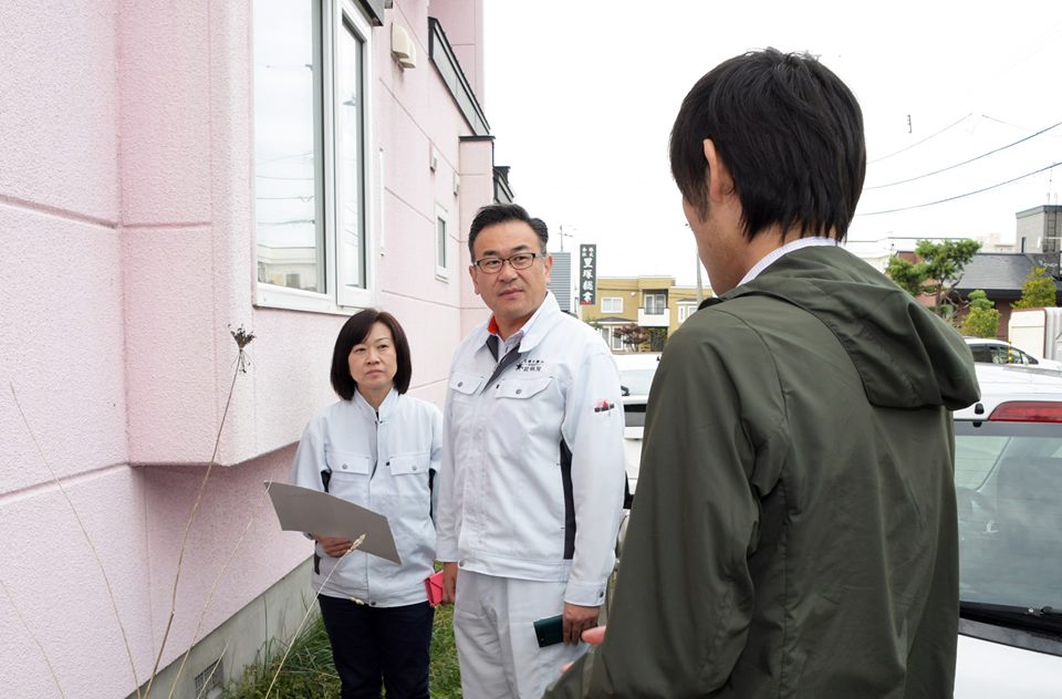 震災被害のグループホームを訪問