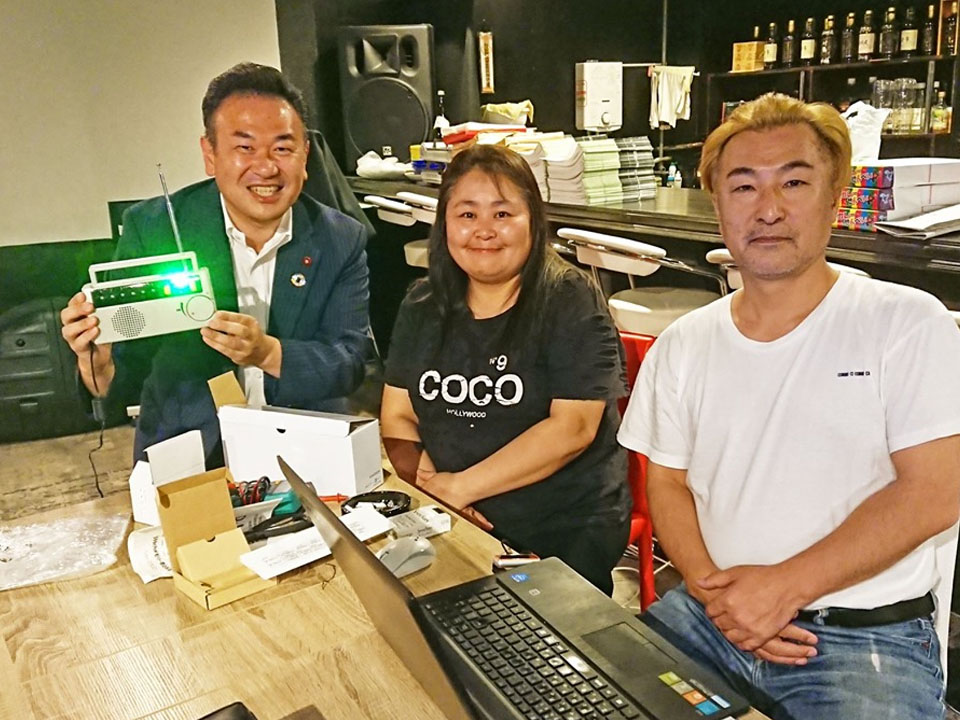 大規模災害時の臨時災害放送局について「エムエムしろいし」さんでお話を伺いました