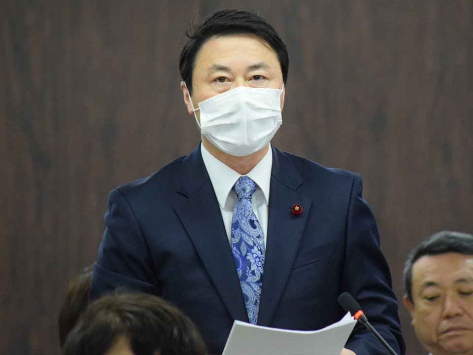 第一部予算特別委員会で行政改革関係の質問を行いました