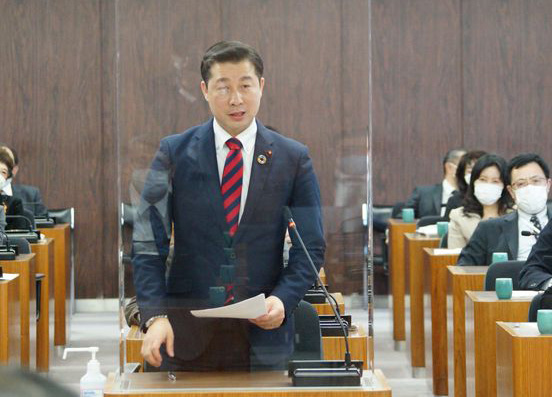 予算特別委員会（第一部）選挙管理委員会関係にて「コロナ禍での選挙について」質疑に立たせて頂きました