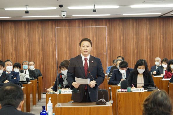 ３定 決算特別委員会で「接触確認アプリＣＯＣＯＡの普及推進について」質問しました